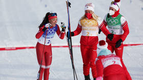 Russian women power to Beijing skiing gold