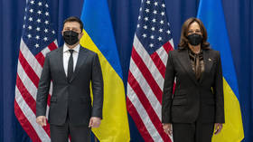 Ukraine is ‘defending all of Europe,’ Zelensky tells Kamala Harris