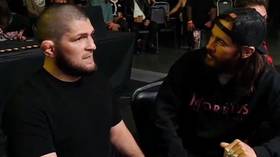 UFC fans intrigued as Khabib seen deep in conversation with Jared Leto (VIDEO)