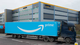 Man maimed by Amazon truck sues