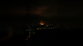Reports of explosions in north-west Kiev