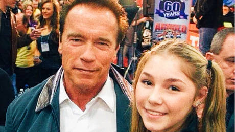 Arnold Schwarzenegger (left) and Maryana Naumova © Instagram / maryana_n