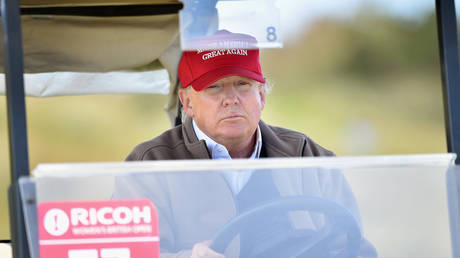 Trump spoke about his golfing prowess. © Jeff J Mitchell / Getty Images