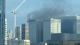 100 firefighters battle blazing tower block in London (VIDEOS)