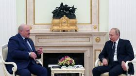 Putin tells Belarusian president of ‘some positive developments’ in Ukraine talks