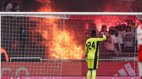 Fire rages at Netherlands national football stadium (VIDEO)