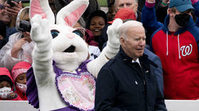 Trump weighs in on Biden Easter Bunny incident