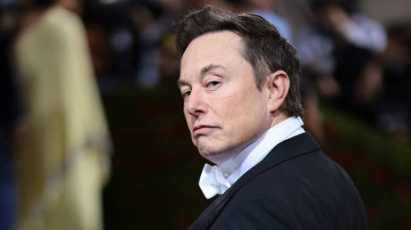 Elon Musk is shown attending the Met Gala earlier this month in New York City.