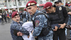 Scores of protesters detained in Armenia