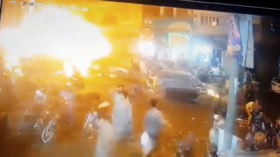 Deadly explosion hits busy road (VIDEOS)