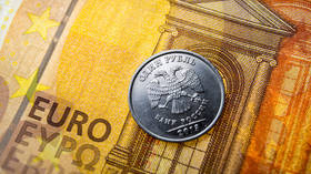 Ruble nears five-year high against euro