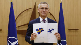 Sweden and Finland hand in NATO applications