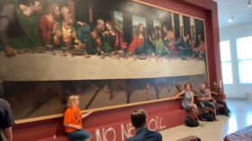 Eco activists target 500-year-old painting