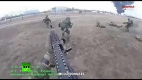 VIDEO shows fierce battle for Antonov Airport in Ukraine