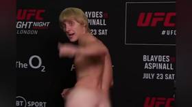 UFC fighter aims cheeky riposte at ‘fat-shamers’ (VIDEO)