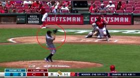 Pitcher takes 104mph drive to the face (VIDEO)