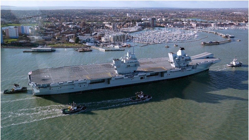 3 5bn UK Aircraft Carrier Breaks Down Again RT World News   630c659585f540787b5756c9 