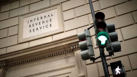 The Internal Revenue Service headquarters building in Washington, DC, April 27, 2020 © AFP / Chip Somodevilla