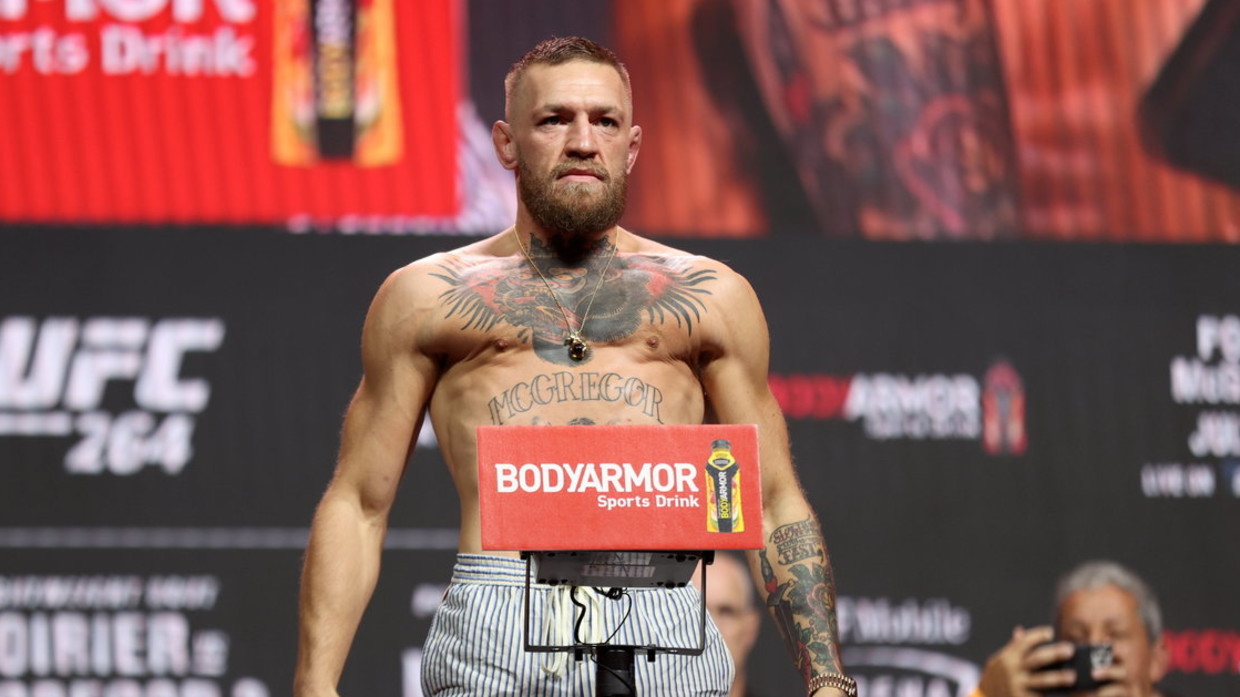 McGregor has had an injury-enforced absence from the UFC. © Thomas King / Sportsfile via Getty Images