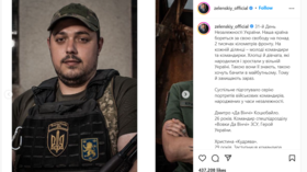 Zelensky praises Neo-Nazi soldier on social media
