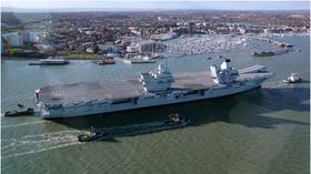 $3.5bn UK aircraft carrier breaks down again