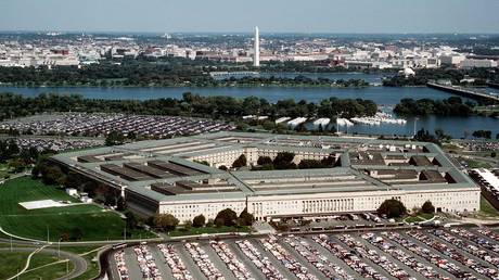 PHOTO DE DOSSIER : Le Pentagone, siège du département américain de la Défense.