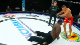 Giant MMA fighter faceplanted by Belarusian star (VIDEO)