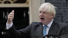 Scandal-plagued Boris Johnson hits out at Russia