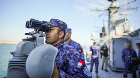 Military ship hits mine in Black Sea