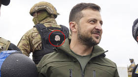 Zelensky guard appears to wear Nazi insignia