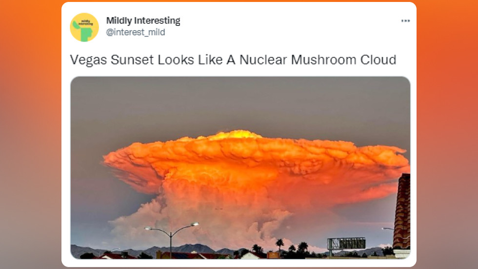 'Mushroom cloud' spotted near large US city — RT World News