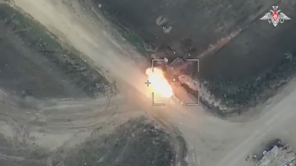 Russian Military Shares Video Of Kamikaze Drone Strikes — RT Russia ...