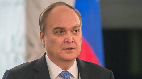 Russia's ambassador to the US Anatoly Antonov