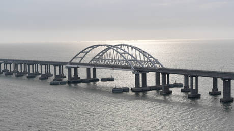 FILE PHOTO: Crimean Bridge.