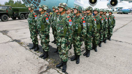 Chinese special troops arrive in Russia for joint counter-terrorism exercises.