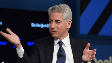 Bill Ackman speaks at an event in New York City, US, 2016. © Bryan Bedder / Getty Images / AFP