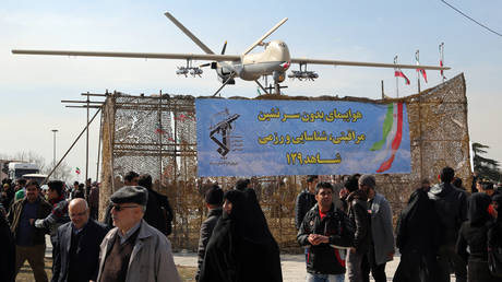 FILE PHOTO. Iran's Shahed 129 drone.