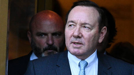 Actor Kevin Spacey is shown leaving the US District Courthouse in New York City earlier this month.