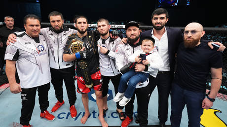 UFC News: Khabib Nurmagomedov presented with an honorable memento during  soccer match in Dagestan