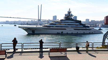 The 142-metre luxury yacht Nord, owned by Russian tycoon Alexey Mordashov.