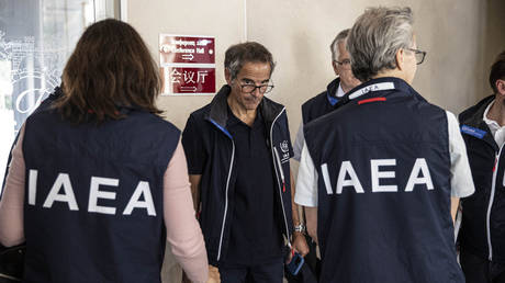 FILE PHOTO. Rafael Mariano Grossi, Director General of the International Atomic Energy Agency, arrives in a hotel with his personnel and delegation from United Nations in Zaporozhye, Ukraine on August 31, 2022.