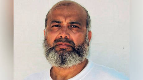 FILE PHOTO. This undated image provided by the counsel to Saifullah Paracha shows Paracha at the Guantanamo Bay detention center.