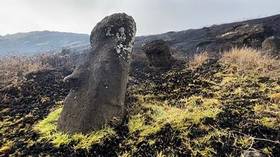 Iconic Easter Island statues damaged by fire
