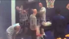 NBA star punches teammate in shocking training footage (VIDEO)