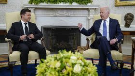 Biden ‘lost temper’ with Zelensky over aid request – media