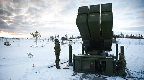 A NASAMS battery, seen in Norway, April 22, 2010