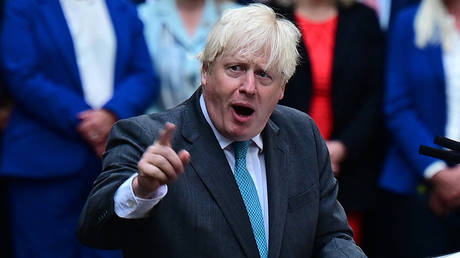 Former British prime minister Boris Johnson