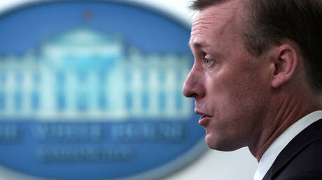 National Security Advisor Jake Sullivan speaks during the daily news briefing at the White House on September 20, 2022 in Washington, DC.