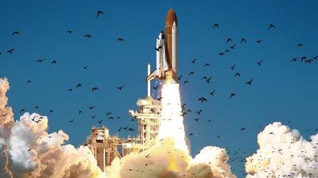 File photo: The space shuttle Challenger takes off on the STS-51L mission from Kennedy Space Center in Florida, January 28, 1986.