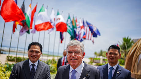 Thomas Bach, IOC President, attends lunch at the G20 Summit.